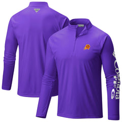 Phoenix Suns PFG Terminal Tackle Quarter-Zip Top Purple