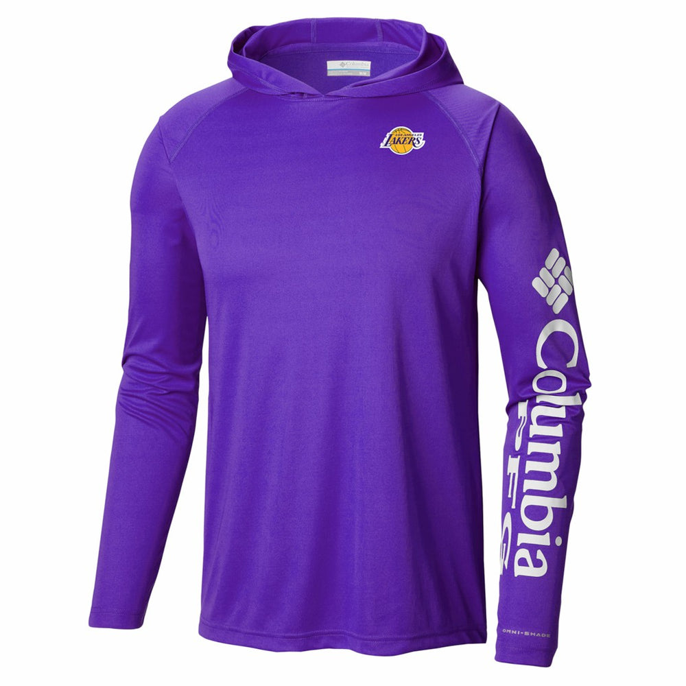Los Angeles Lakers PFG Super Terminal Tackle Hoodie Purple