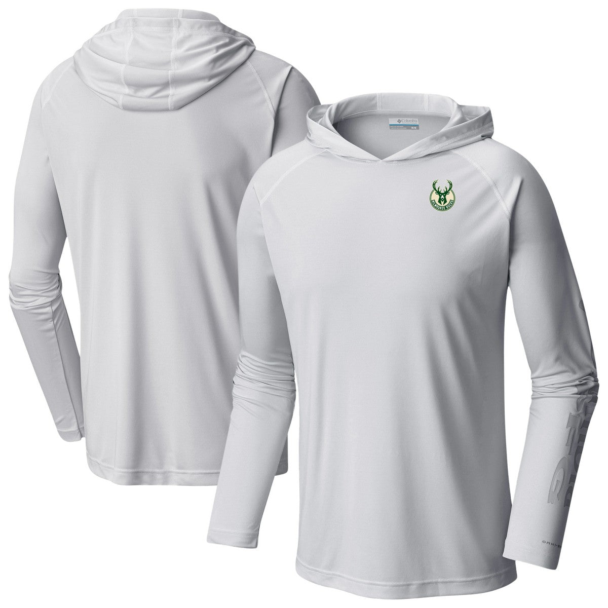 Milwaukee Bucks PFG Super Terminal Tackle Hoodie White
