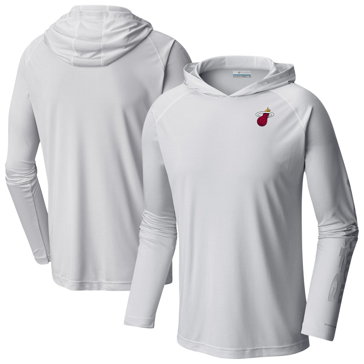 Miami Heat PFG Super Terminal Tackle Hoodie White