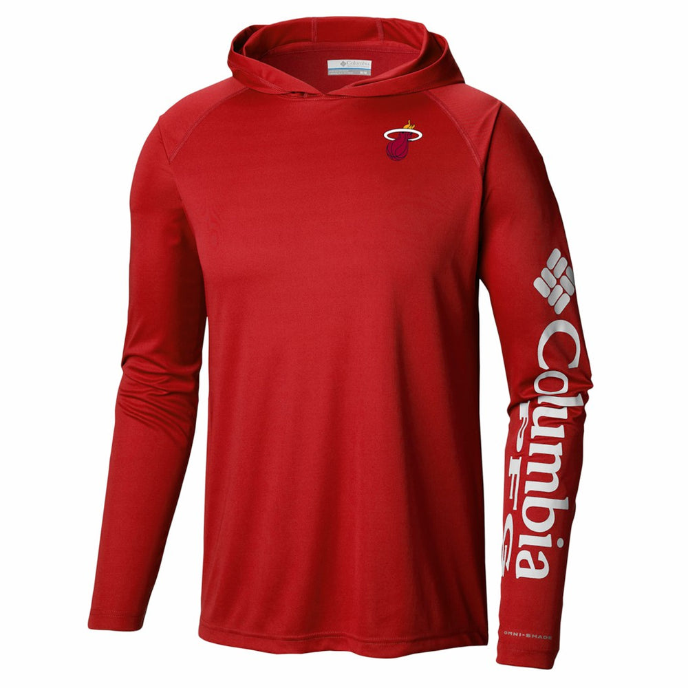 Miami Heat PFG Super Terminal Tackle Hoodie Red