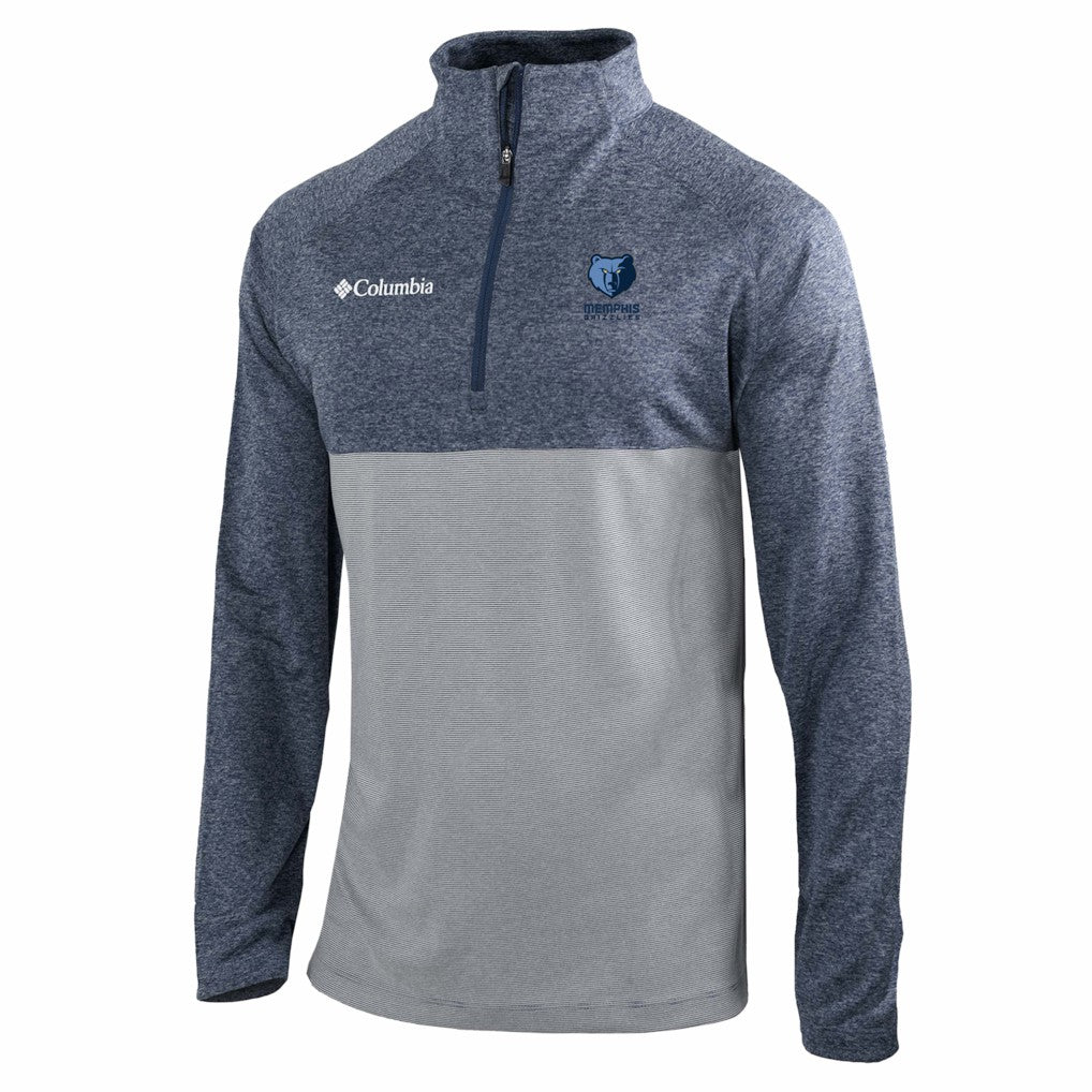 Memphis Grizzlies Omni-Wick Rockin' It Quarter-Zip Top Navy