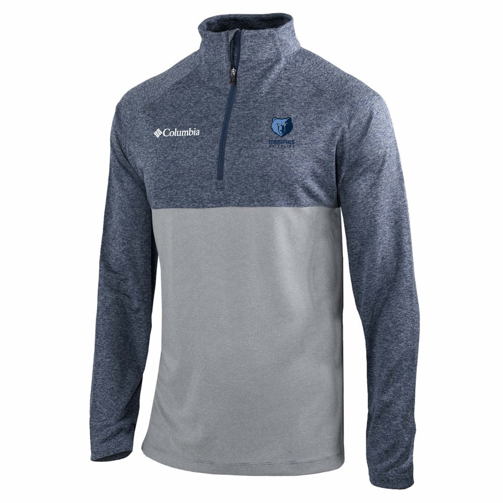 Memphis Grizzlies Omni-Wick Rockin' It Quarter-Zip Top Navy
