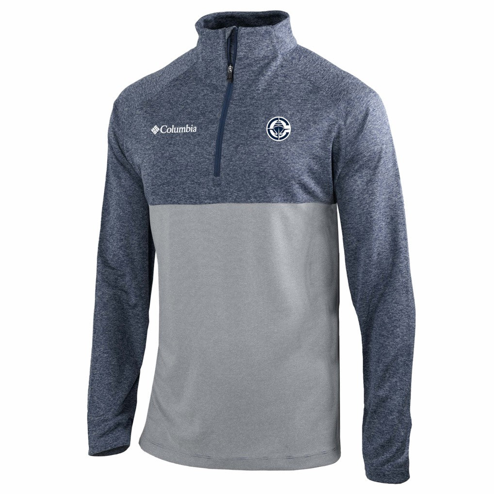 LA Clippers Omni-Wick Rockin' It Quarter-Zip Top Navy