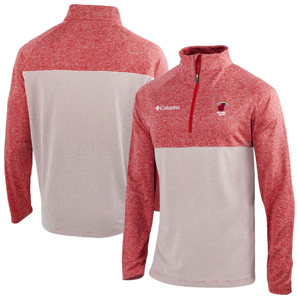 Miami Heat Omni-Wick Rockin' It Quarter-Zip Top Red