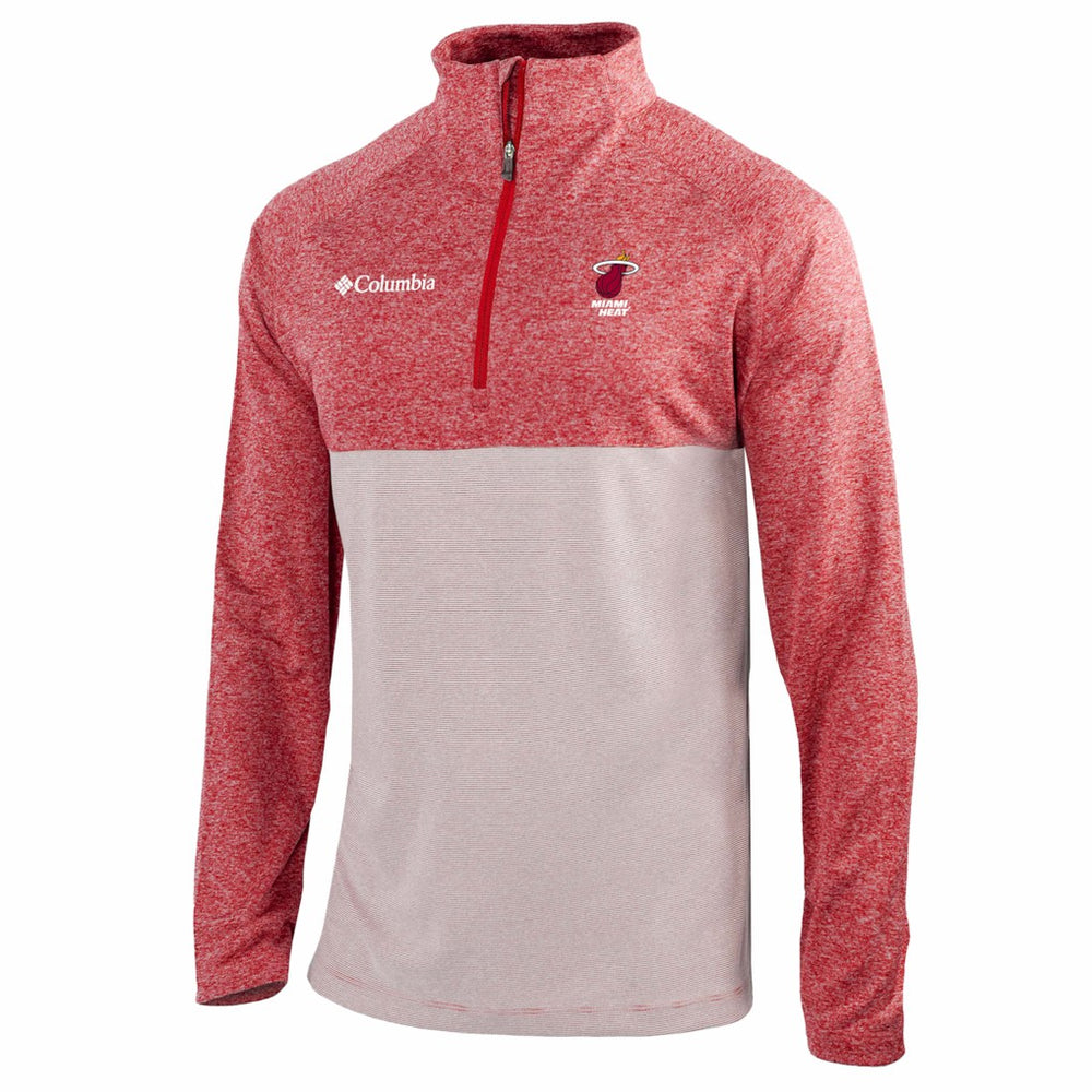Miami Heat Omni-Wick Rockin' It Quarter-Zip Top Red