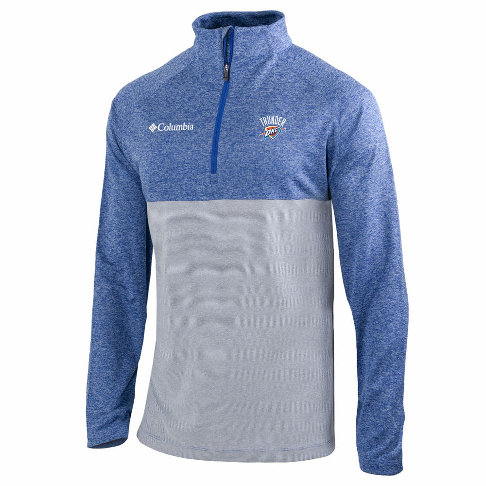 Oklahoma City Thunder Omni-Wick Rockin' It Quarter-Zip Top Blue