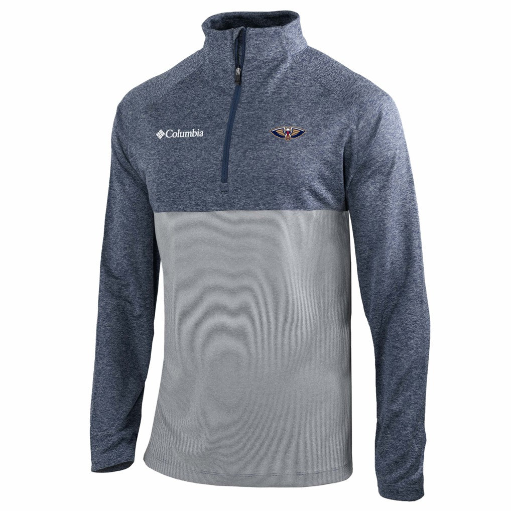 New Orleans Pelicans Omni-Wick Rockin' It Quarter-Zip Top Navy