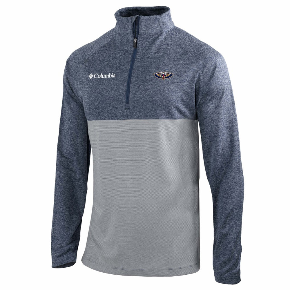 New Orleans Pelicans Omni-Wick Rockin' It Quarter-Zip Top Navy