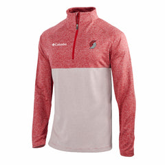 Portland Trail Blazers Omni-Wick Rockin' It Quarter-Zip Top Red
