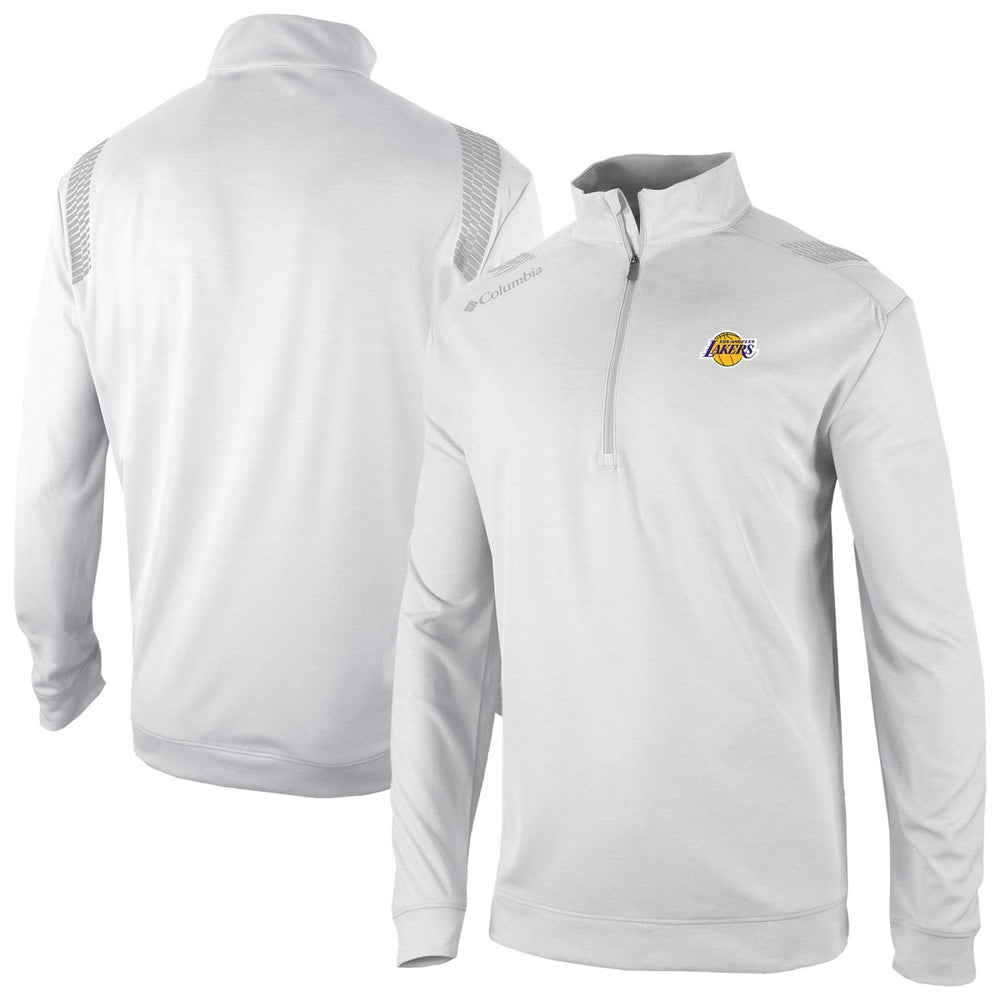 Los Angeles Lakers Oakland Downs Omni-Wick Quarter-Zip Top White