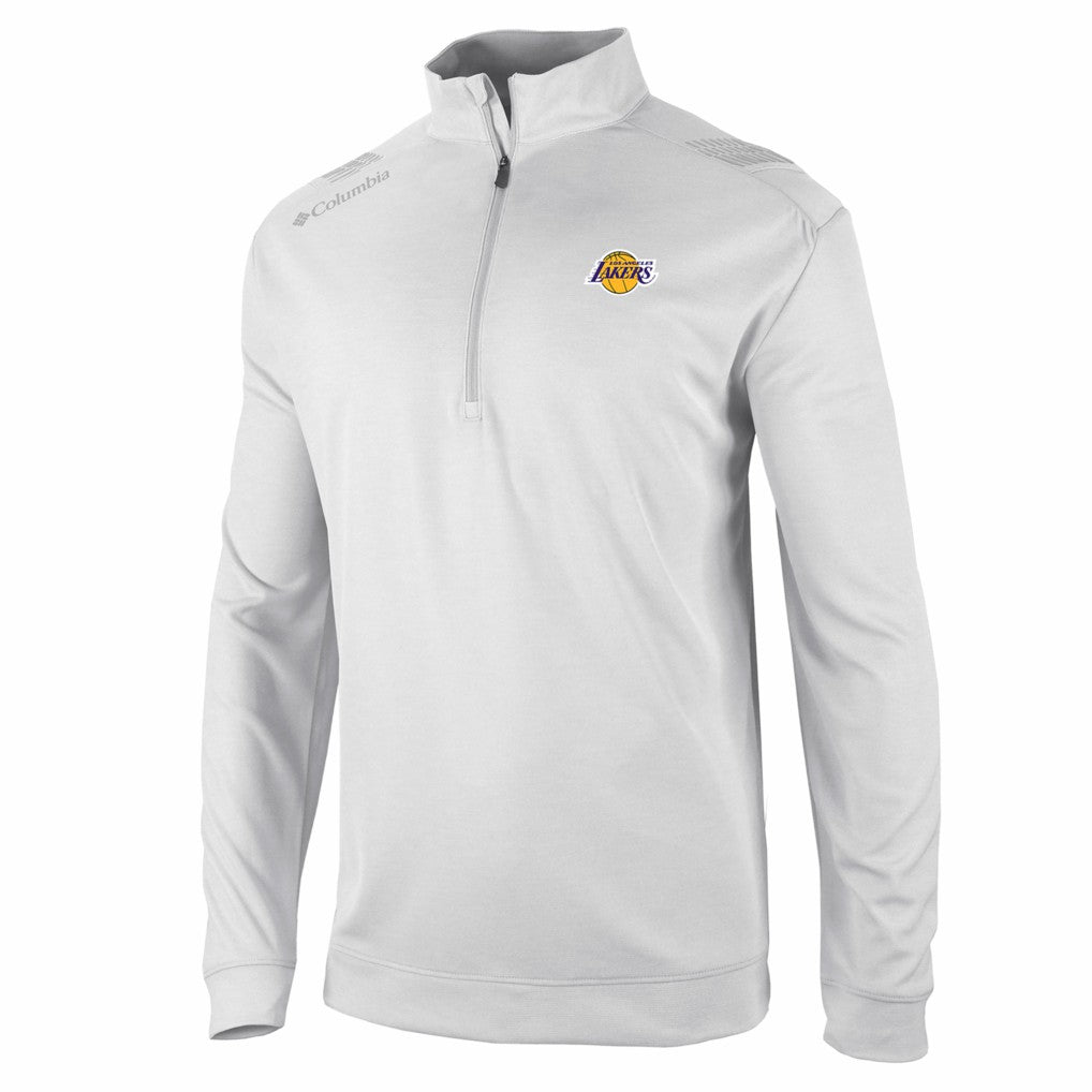 Los Angeles Lakers Oakland Downs Omni-Wick Quarter-Zip Top White