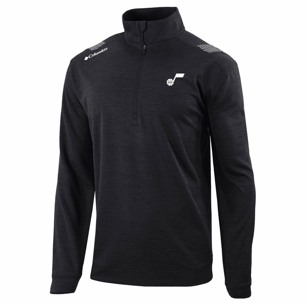 Utah Jazz Oakland Downs Omni-Wick Quarter-Zip Top Black
