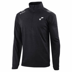 Utah Jazz Oakland Downs Omni-Wick Quarter-Zip Top Black