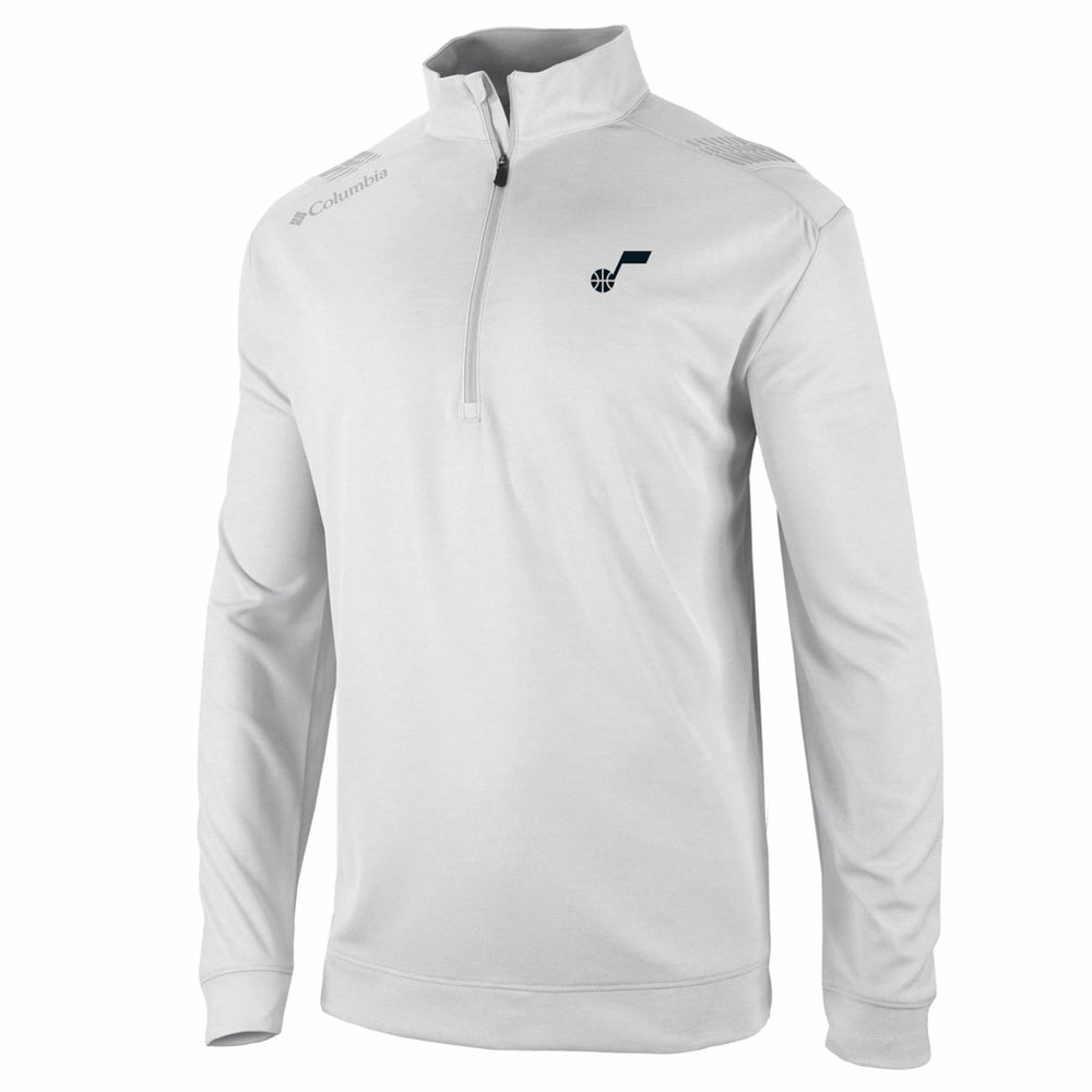 Utah Jazz Oakland Downs Omni-Wick Quarter-Zip Top White