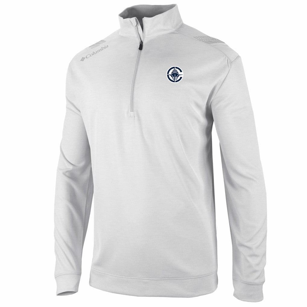 LA Clippers Oakland Downs Omni-Wick Quarter-Zip Top White