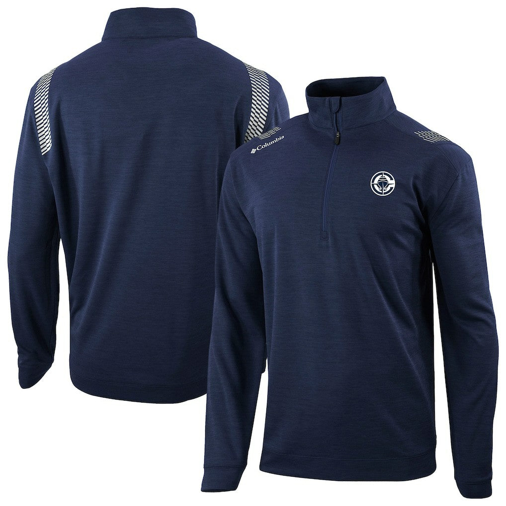LA Clippers Oakland Downs Omni-Wick Quarter-Zip Top Navy
