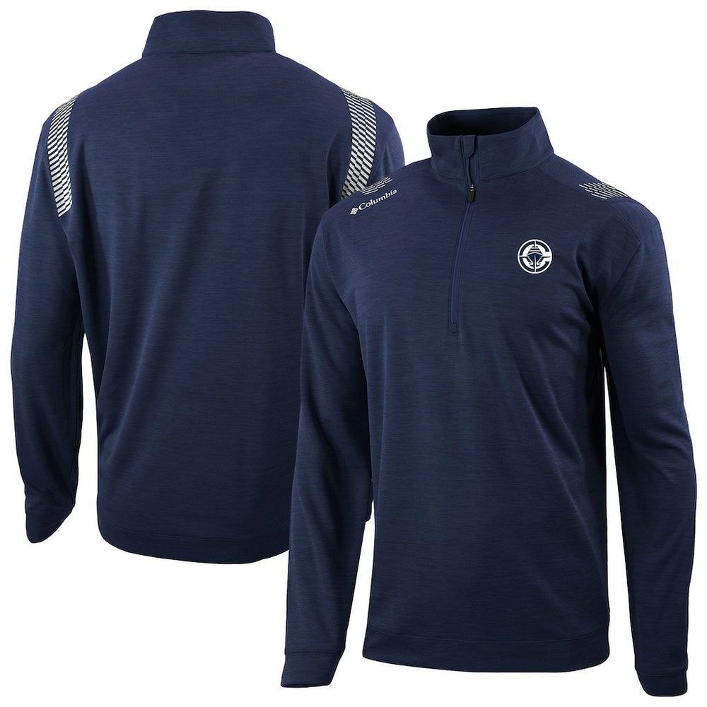 LA Clippers Oakland Downs Omni-Wick Quarter-Zip Top Navy
