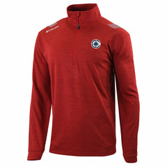LA Clippers Oakland Downs Omni-Wick Quarter-Zip Top Red