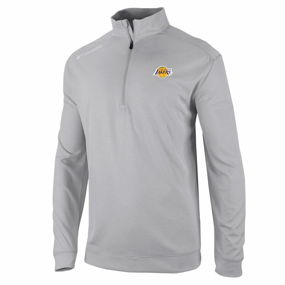 Los Angeles Lakers Oakland Downs Omni-Wick Quarter-Zip Top Gray