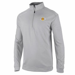 Los Angeles Lakers Oakland Downs Omni-Wick Quarter-Zip Top Gray