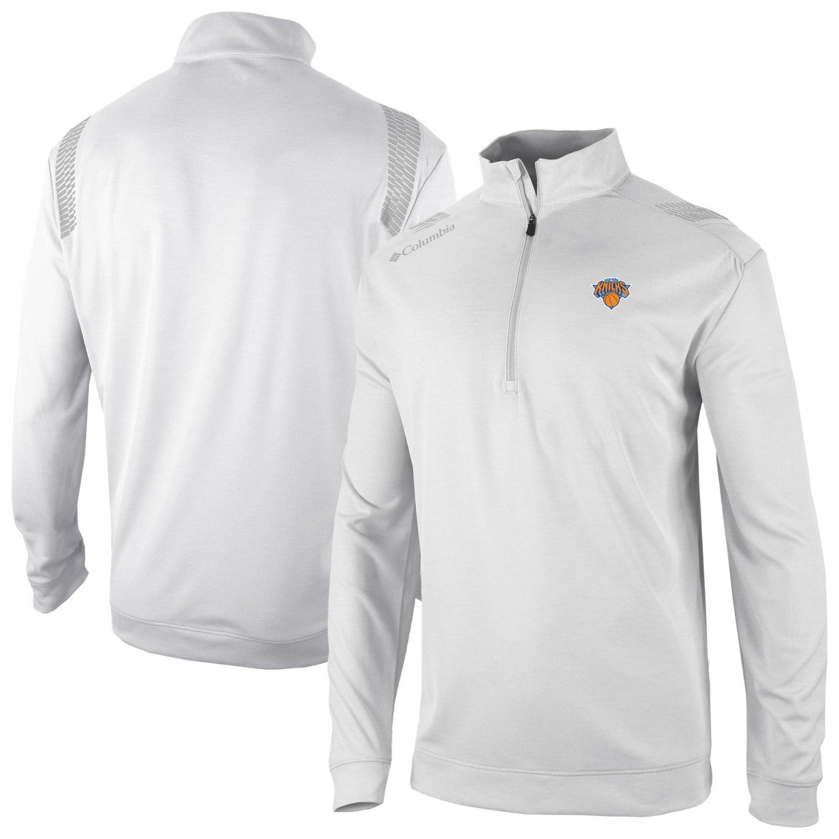 New York Knicks Oakland Downs Omni-Wick Quarter-Zip Top White