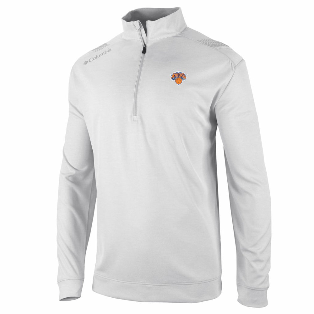 New York Knicks Oakland Downs Omni-Wick Quarter-Zip Top White