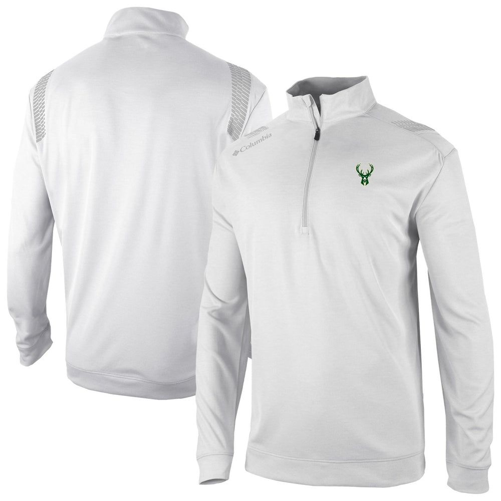 Milwaukee Bucks Oakland Downs Omni-Wick Quarter-Zip Top White