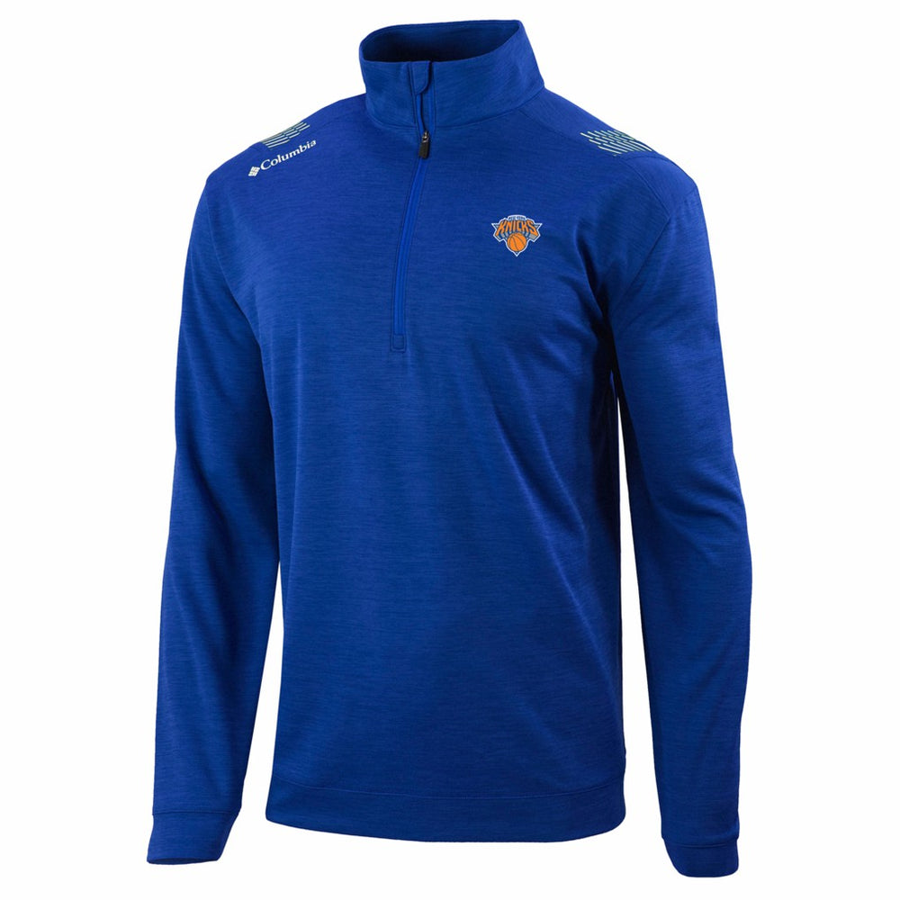 New York Knicks Oakland Downs Omni-Wick Quarter-Zip Top Blue