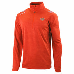 New York Knicks Oakland Downs Omni-Wick Quarter-Zip Top Orange