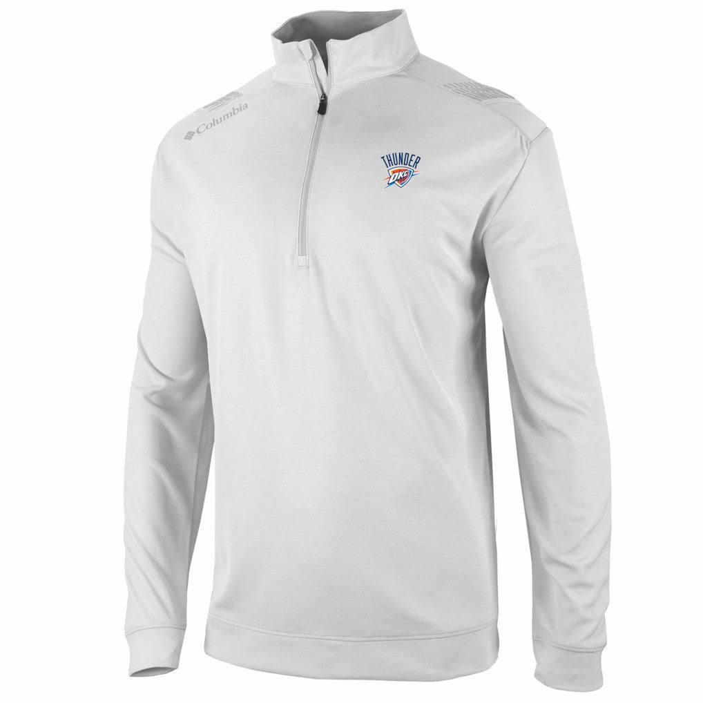 Oklahoma City Thunder Oakland Downs Omni-Wick Quarter-Zip Top White