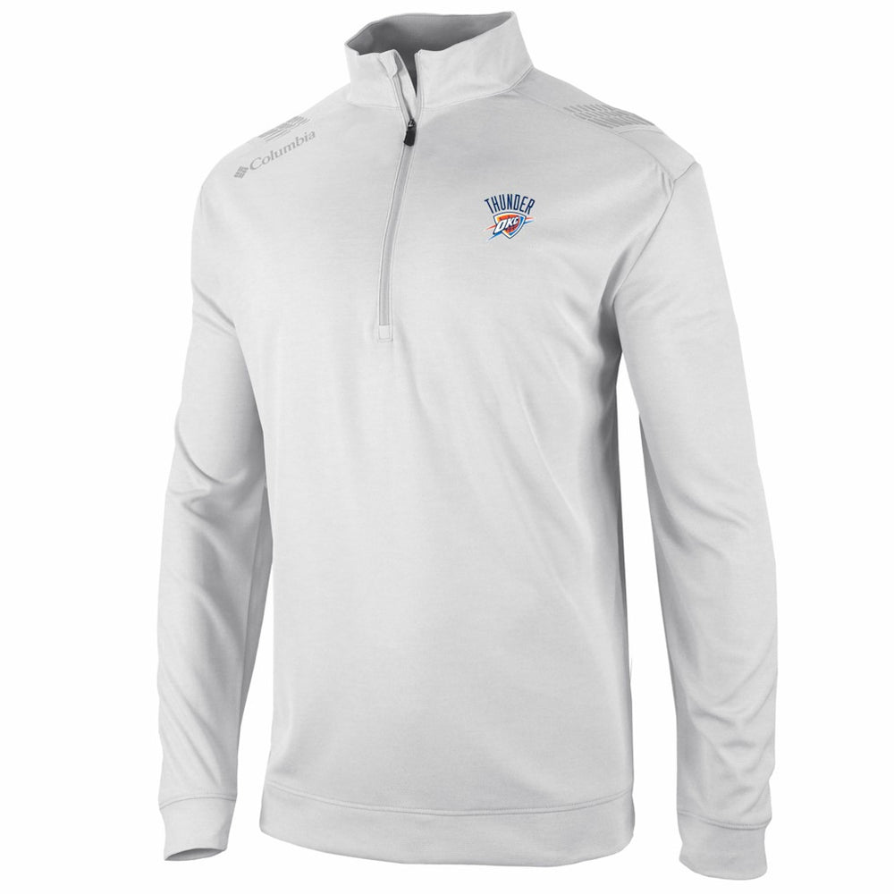 Oklahoma City Thunder Oakland Downs Omni-Wick Quarter-Zip Top White