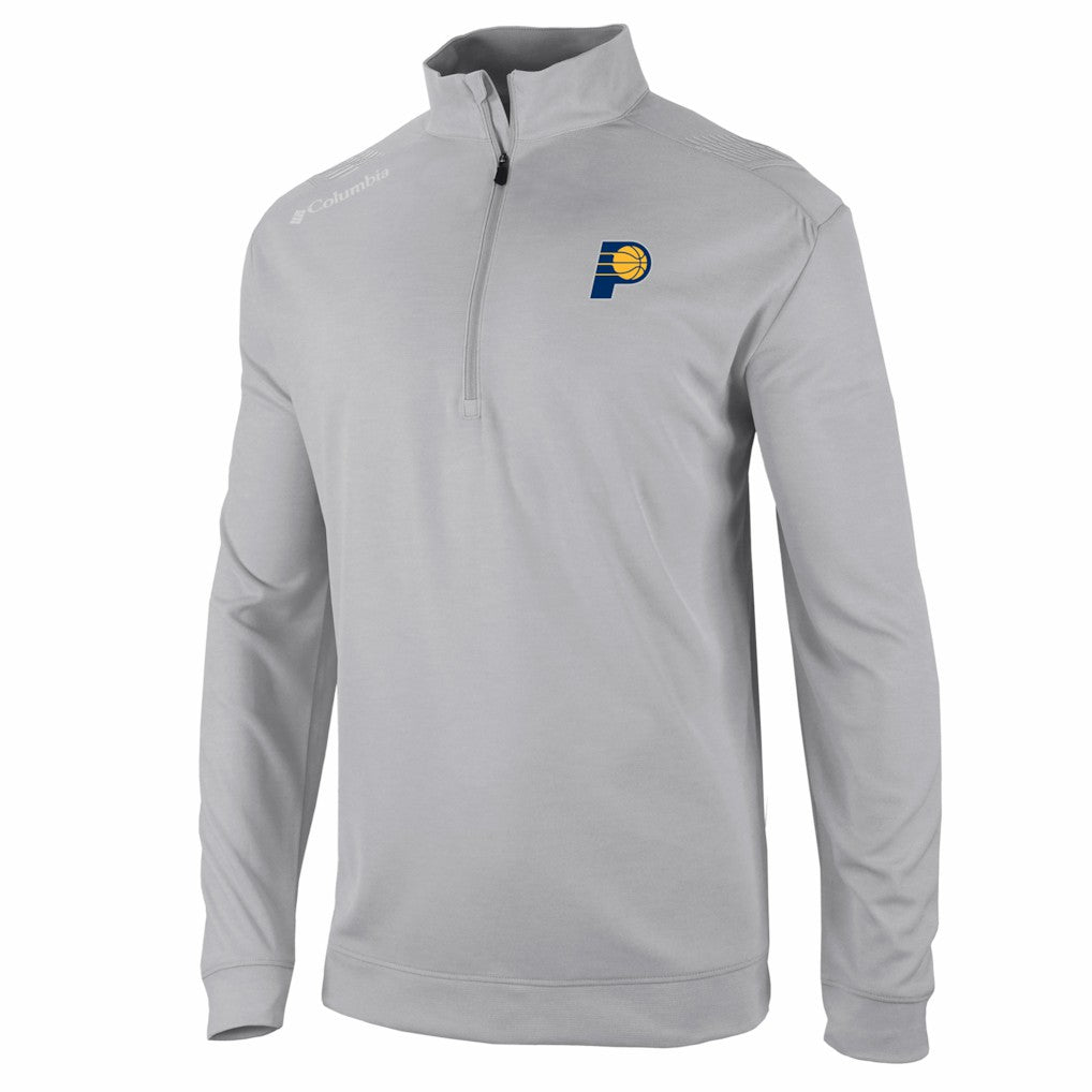 Indiana Pacers Oakland Downs Omni-Wick Quarter-Zip Top Gray