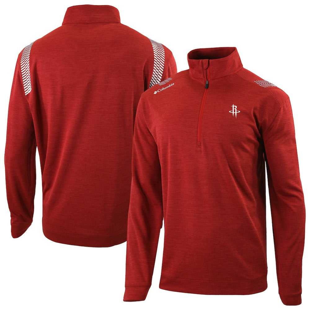 Houston Rockets Oakland Downs Omni-Wick Quarter-Zip Top Red