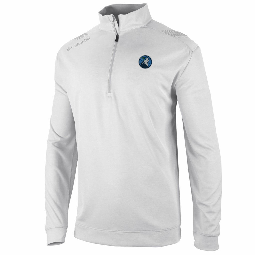 Minnesota Timberwolves Oakland Downs Omni-Wick Quarter-Zip Top White