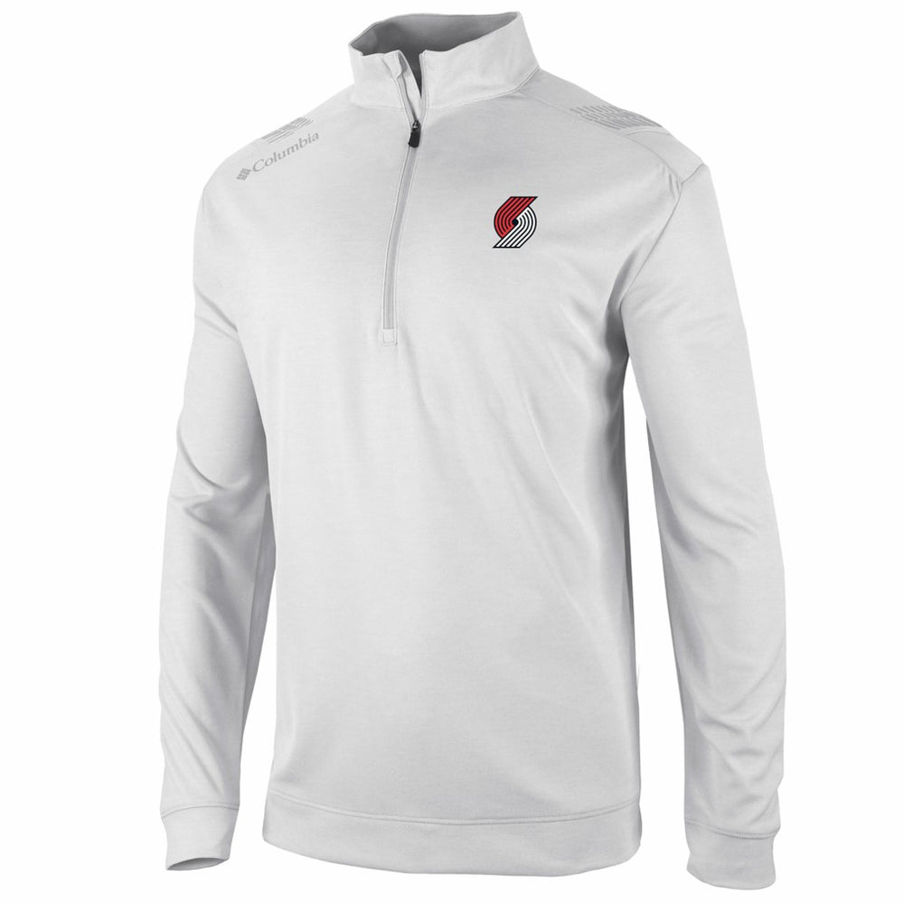 Portland Trail Blazers Oakland Downs Omni-Wick Quarter-Zip Top White