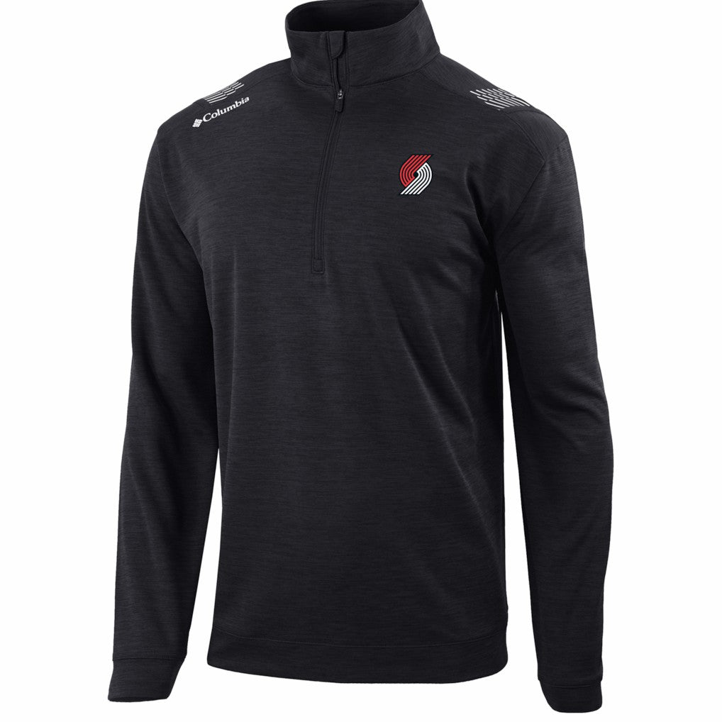 Portland Trail Blazers Oakland Downs Omni-Wick Quarter-Zip Top Black