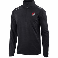 Portland Trail Blazers Oakland Downs Omni-Wick Quarter-Zip Top Black