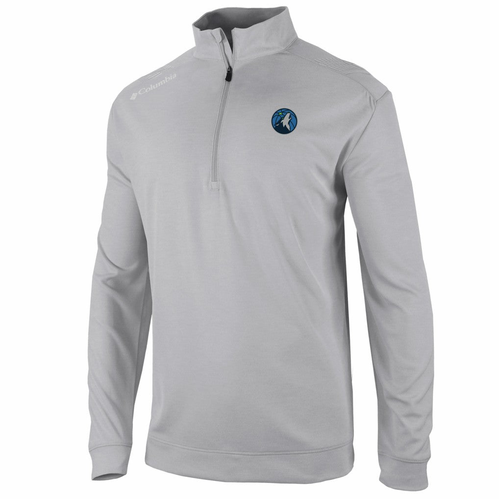 Minnesota Timberwolves Oakland Downs Omni-Wick Quarter-Zip Top Gray