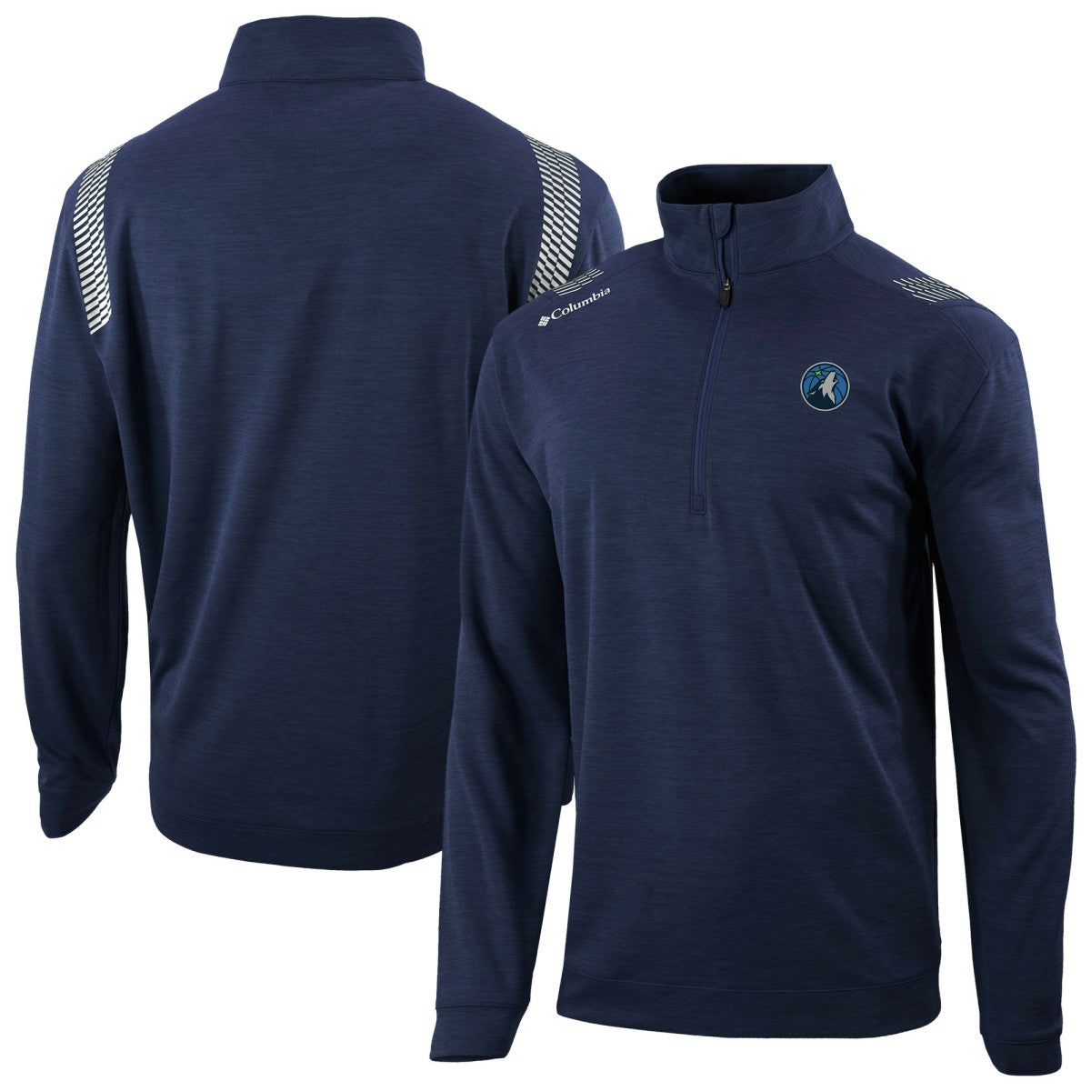 Minnesota Timberwolves Oakland Downs Omni-Wick Quarter-Zip Top Navy