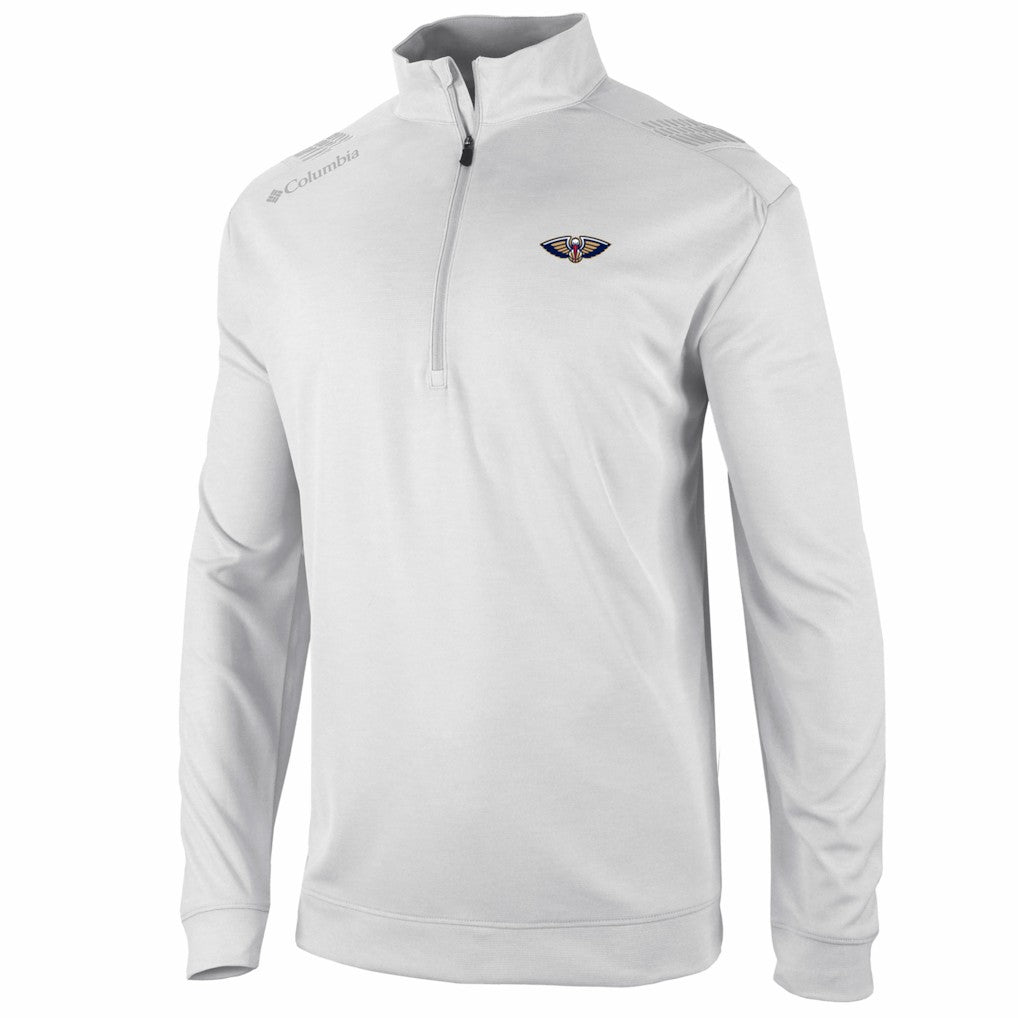 New Orleans Pelicans Oakland Downs Omni-Wick Quarter-Zip Top White