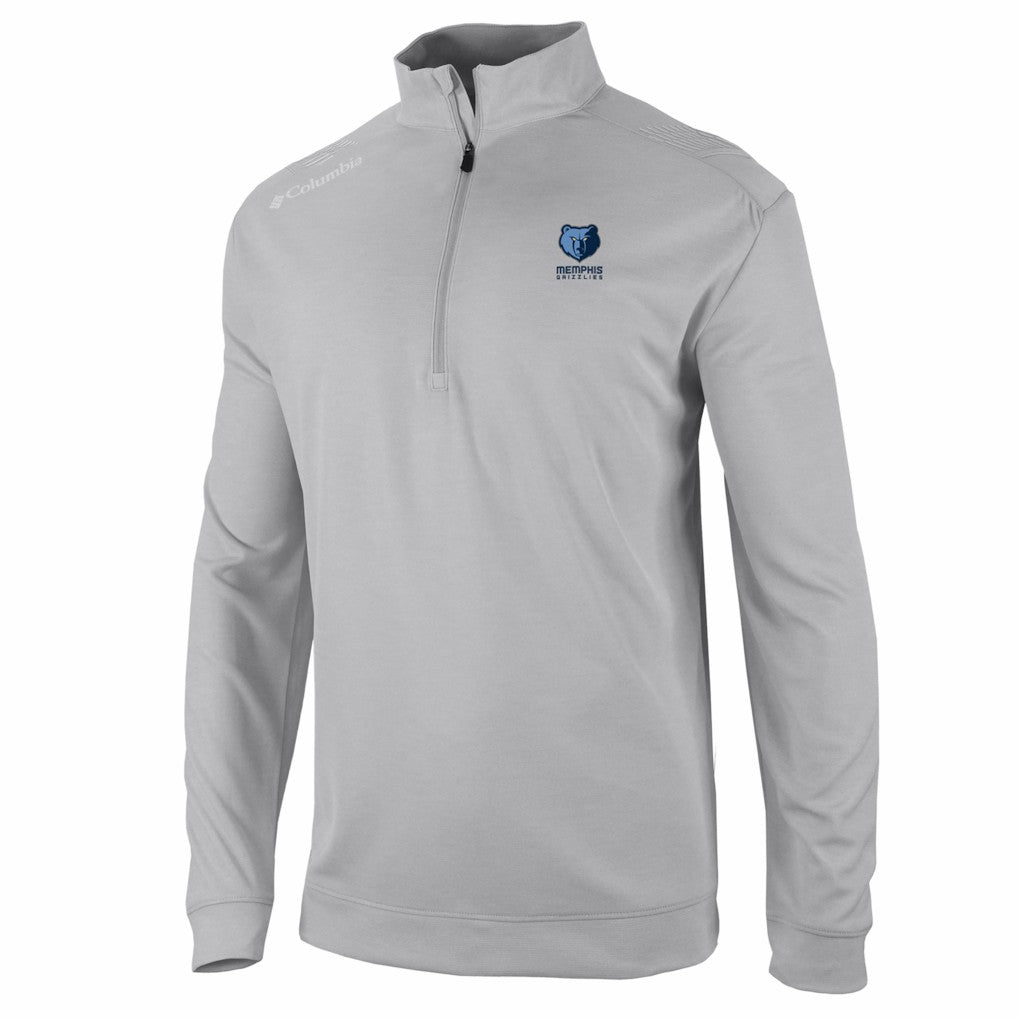 Memphis Grizzlies Oakland Downs Omni-Wick Quarter-Zip Top Gray