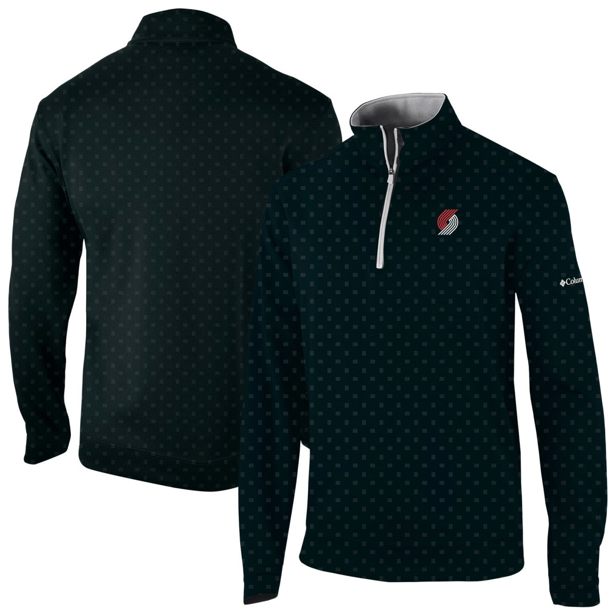 Portland Trail Blazers Wickham Hills Omni-Wick Quarter-Zip Jacket Black