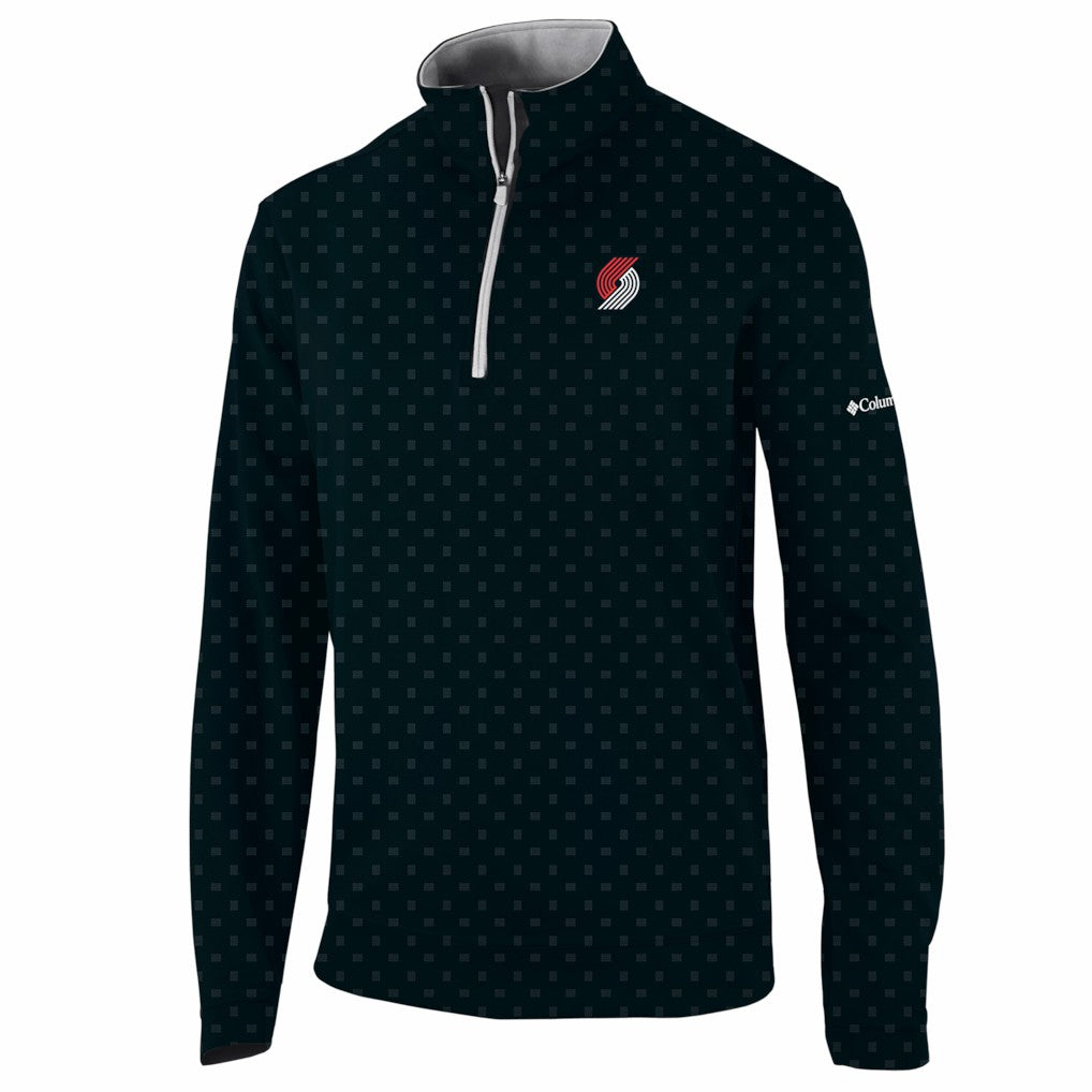 Portland Trail Blazers Wickham Hills Omni-Wick Quarter-Zip Jacket Black