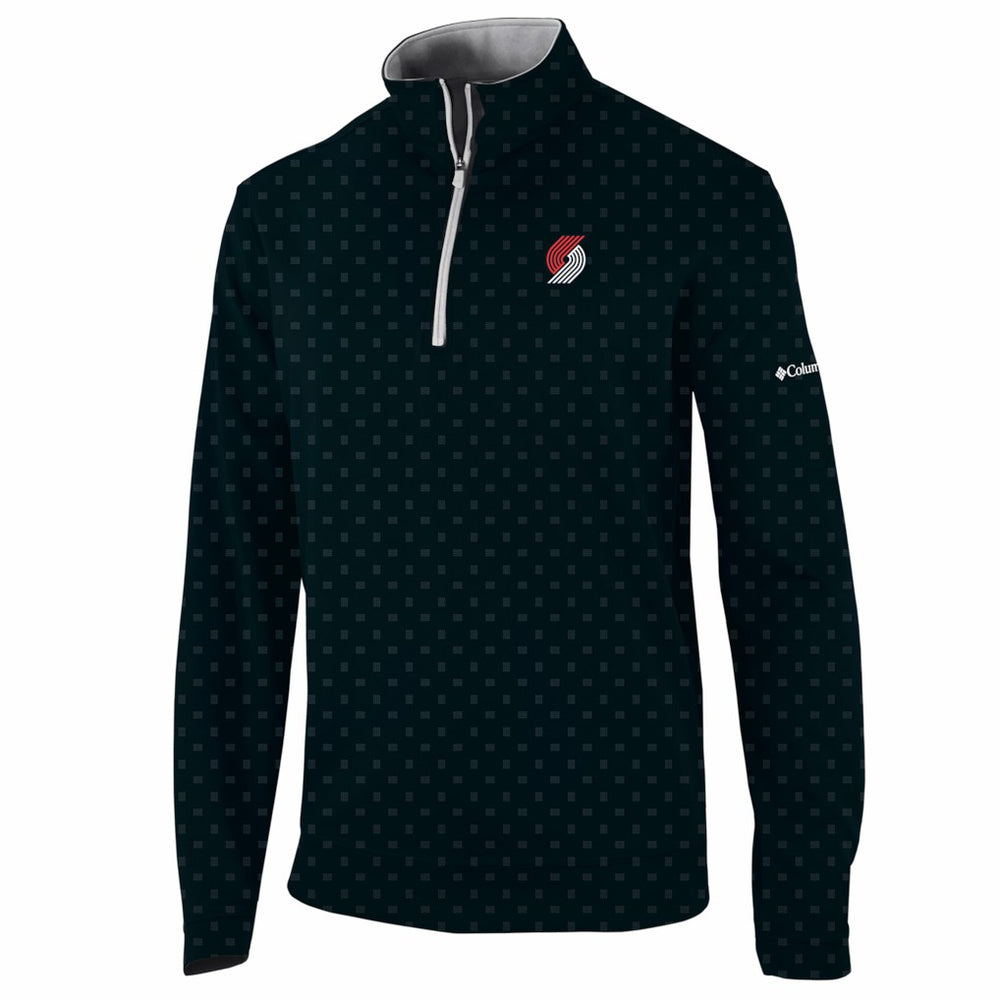Portland Trail Blazers Wickham Hills Omni-Wick Quarter-Zip Jacket Black