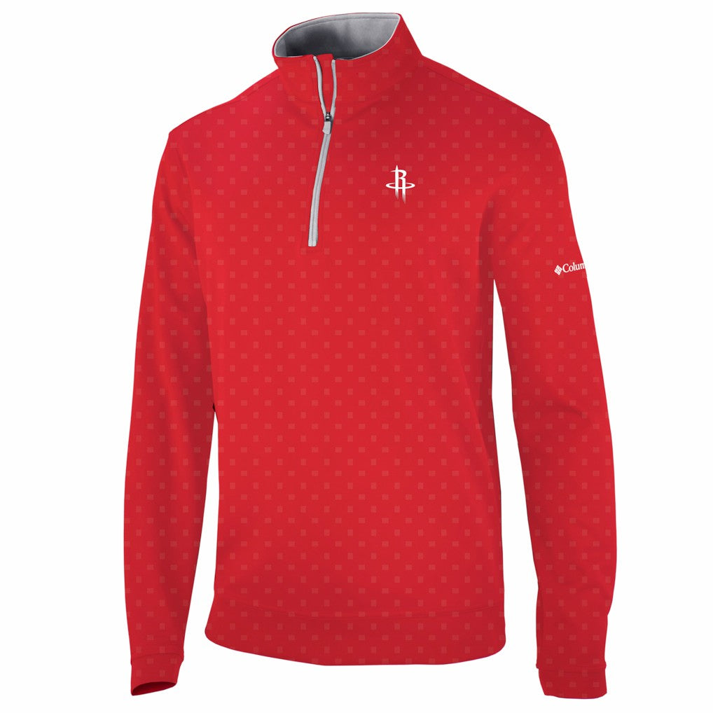 Houston Rockets Wickham Hills Omni-Wick Quarter-Zip Jacket Red