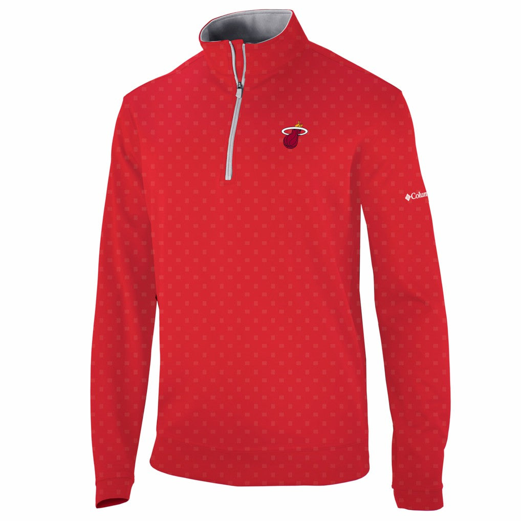 Miami Heat Wickham Hills Omni-Wick Quarter-Zip Jacket Red
