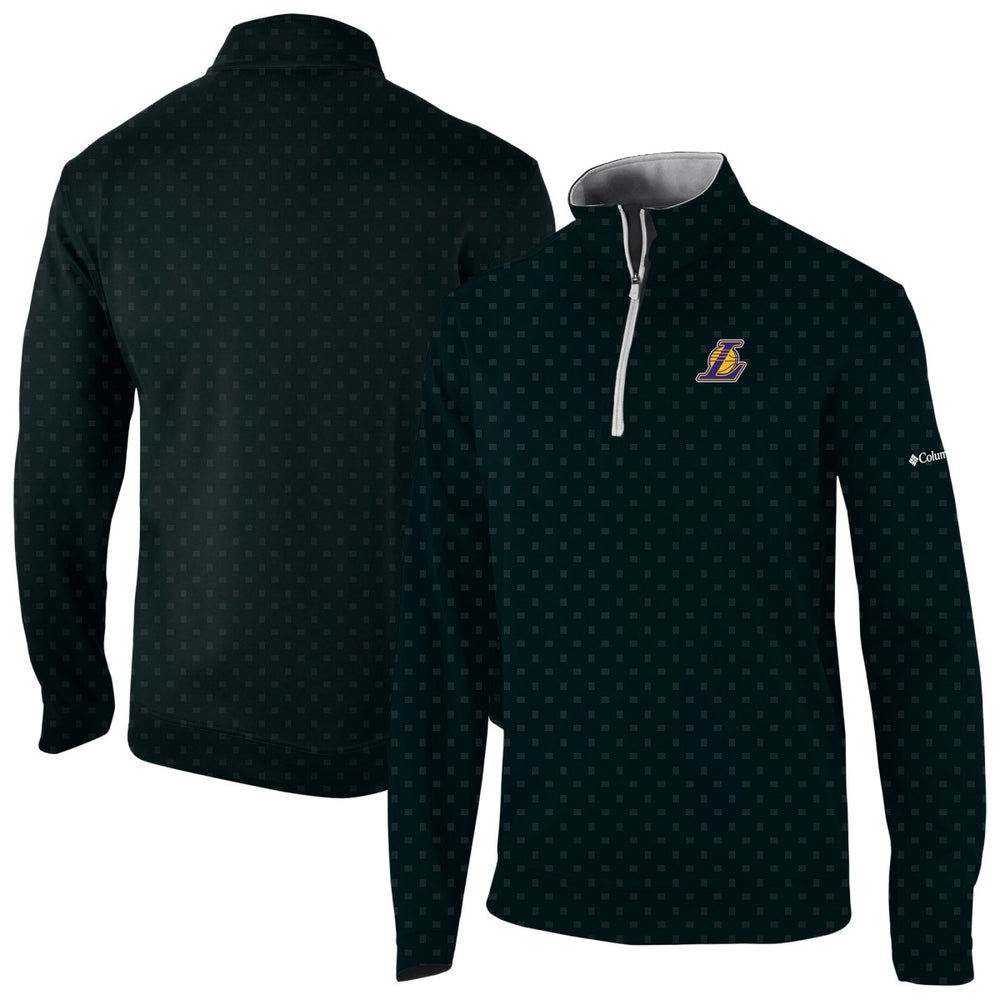 Los Angeles Lakers Wickham Hills Omni-Wick Quarter-Zip Jacket Black
