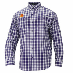 Phoenix Suns Super Tamiami Omni-Shade Long Sleeve Button-Down Shirt Purple