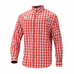 Houston Rockets Super Tamiami Omni-Shade Long Sleeve Button-Down Shirt Red
